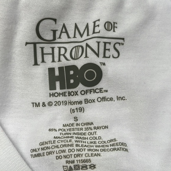 Game of Thrones HBO Danaerys Targaryen Mother of Dragons crop top / S / NWOT - Picture 11 of 11